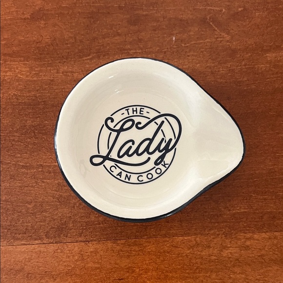 Paula Deen Other - Paula Deen Cream Ceramic Spoon Rest